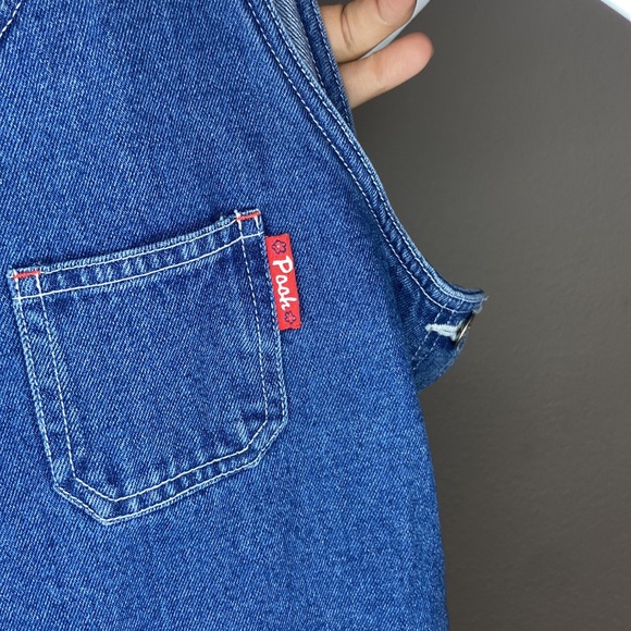 Pooh Overall Denim Dress Size L - Picture 3 of 5